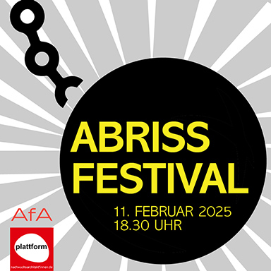 Abriss-Festival, Round Table Talk, 11. Februar 2025