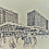 Entwurfszeichnung Rathauspassagen, Zeichnung: Manfred Fehmel