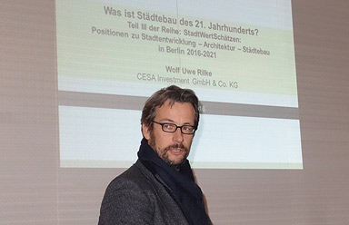 Podiumsdiskussion StadtWertSchätzen 2016, Vortrag Uwe Rilke: Was ist Städtebau des 21. Jahrhunderts?