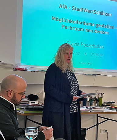 StadtWertSchätzen2025 - Begrüßung Uta Henklein, Landschaftsarchitektin, Netzwerk AfA. 13. März 2025