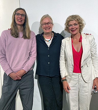 (v.l.n.r.) Drehbuch: Vera Hertlein-Rieder, Moderation: Theresa Keilhacker, Regie und Film: Susanne Yacoub